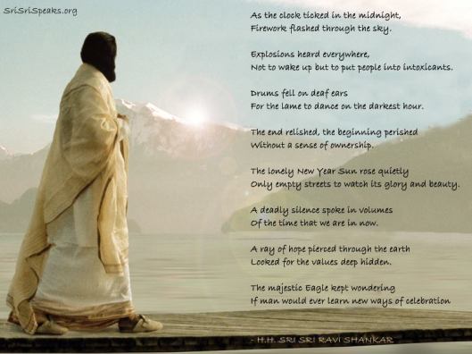 A poem by Sri Sri Ravi Shankar!